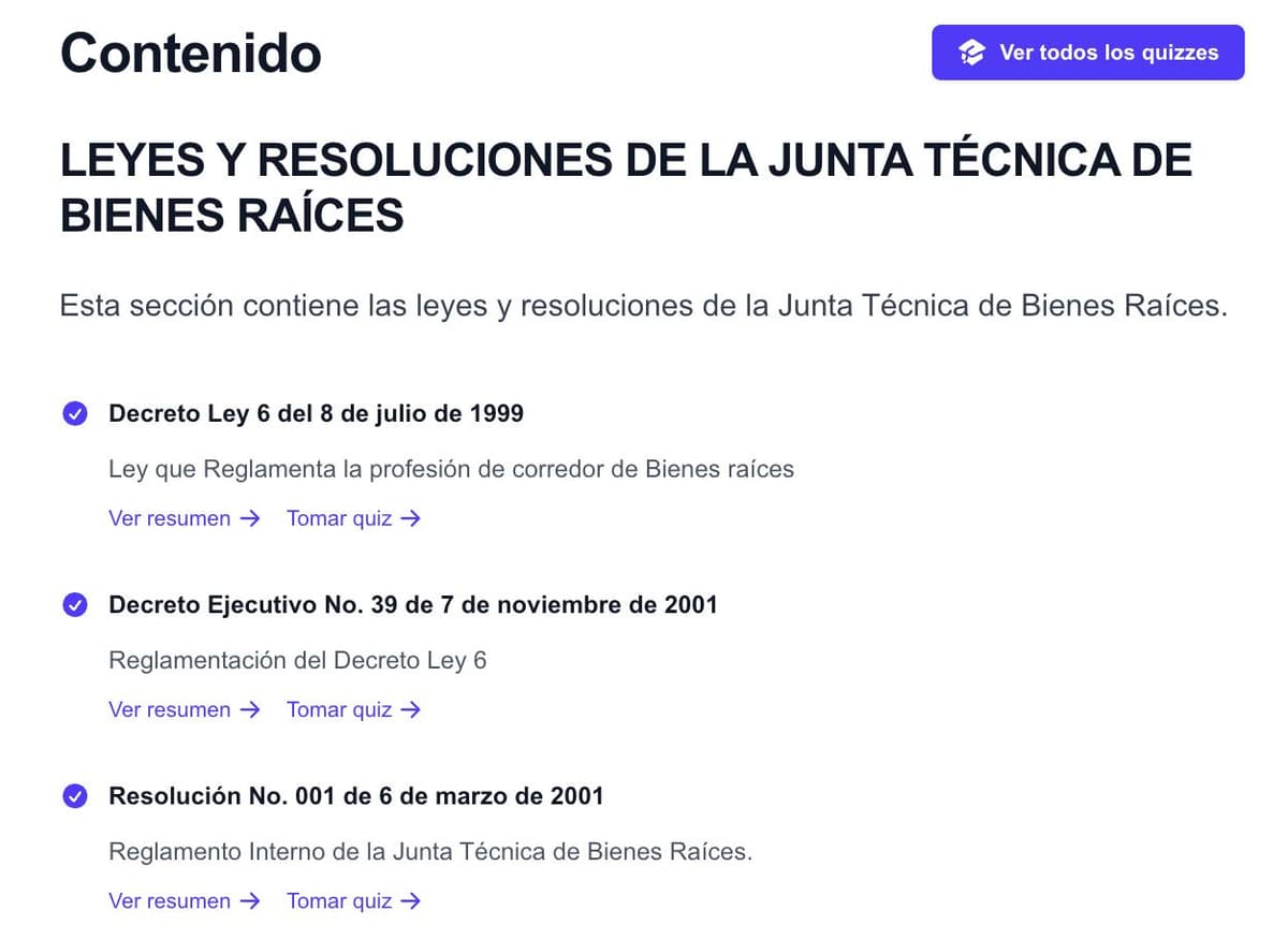 Contenido de Estudio